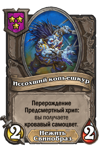 Иссохший копьешкур